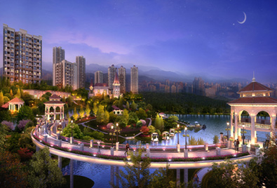 西安藍田天鵝湖